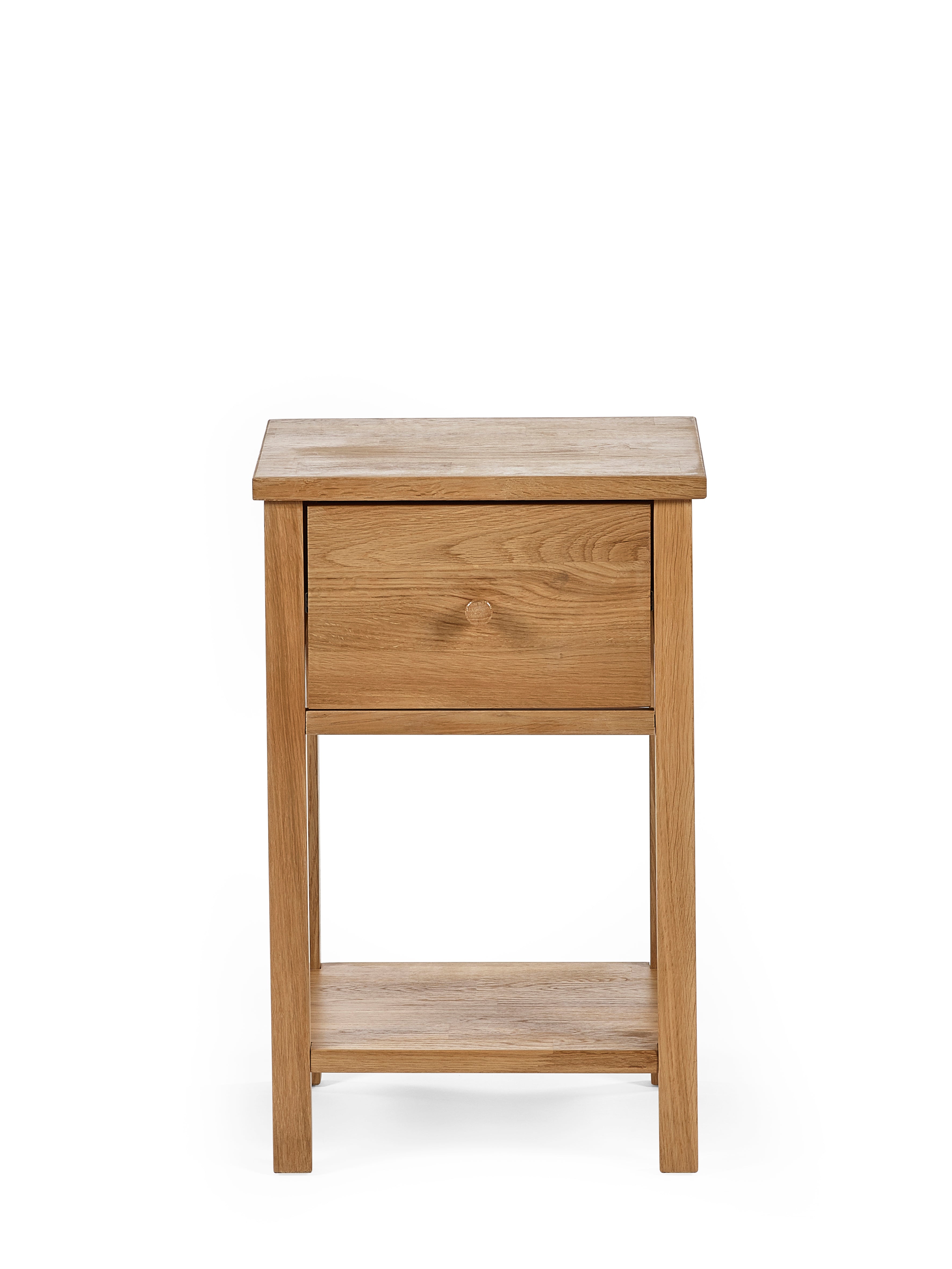 Osborne Solid Oak Wood Bedside Table | 1 Drawer